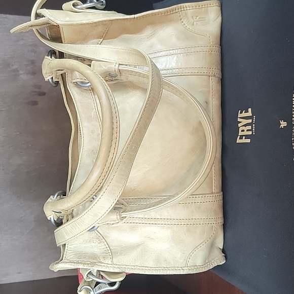 Frye Handbags - Frye Sand Melissa Satchel